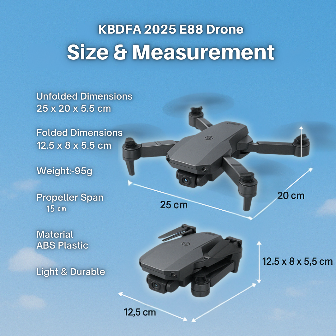 Dual 4K Camera Remote Control Drone