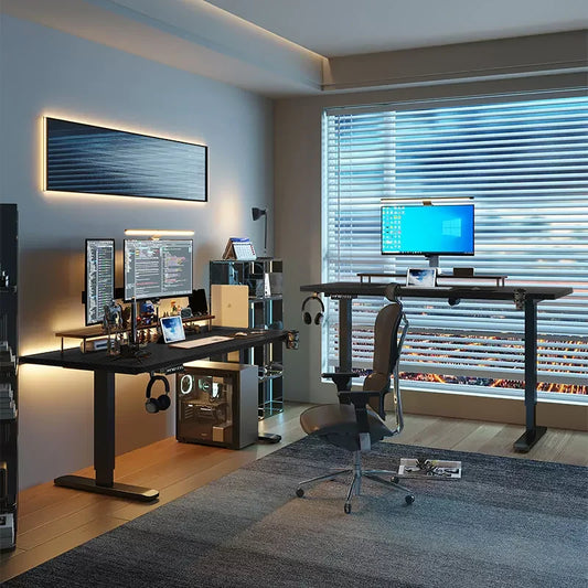 Electric Sit-Stand Computer Desk