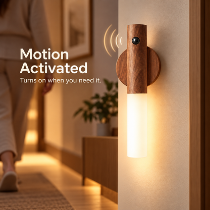 Rechargeable LED Motion Sensor Night Light – Magnetic USB Wall & Cabinet Lamp