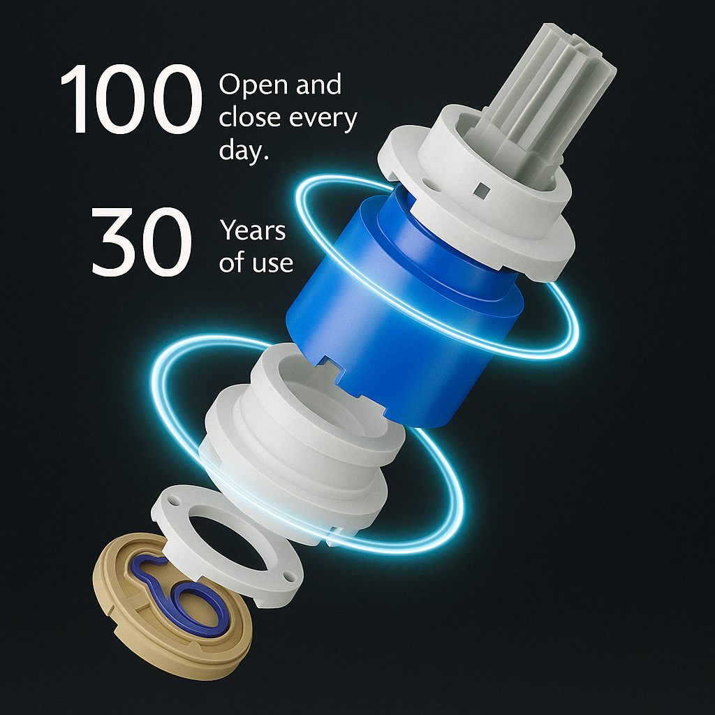 Pull-Out Faucet With Single Lever Mixer