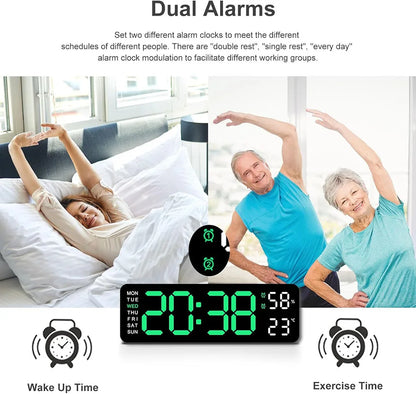 Digital LED alarm clock product image 3